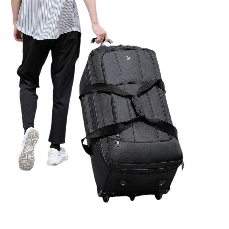 women travel suitcase trolley bags wheeled bag oxford waterproof rolling luggage travel handbag totes with wheels large capacity
