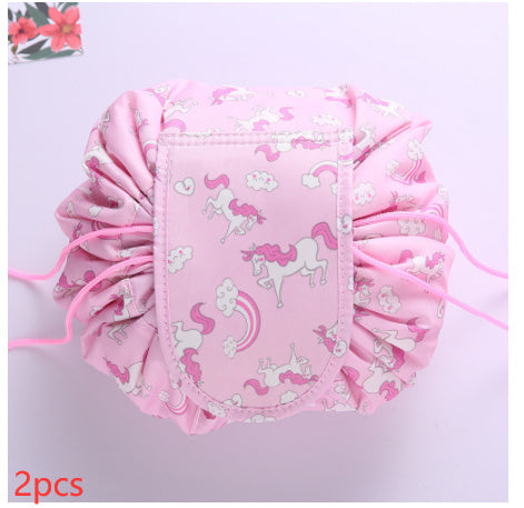 lazy drawstring cosmetic bag buggy bag