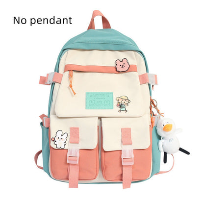 new cute female student backpack large capacity travel bag