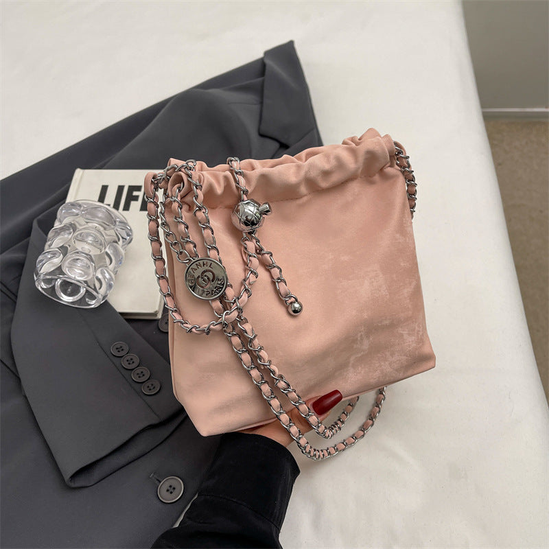 niche underarm bag fashion crossbody bucket bag