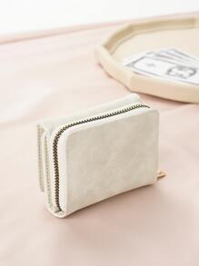 womens simple fashion personality frosted wallet