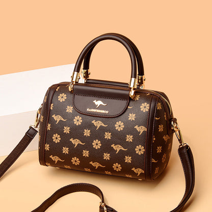 womens fashionable printed shoulder bag