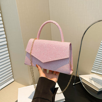 fashion diamond small square bag for women