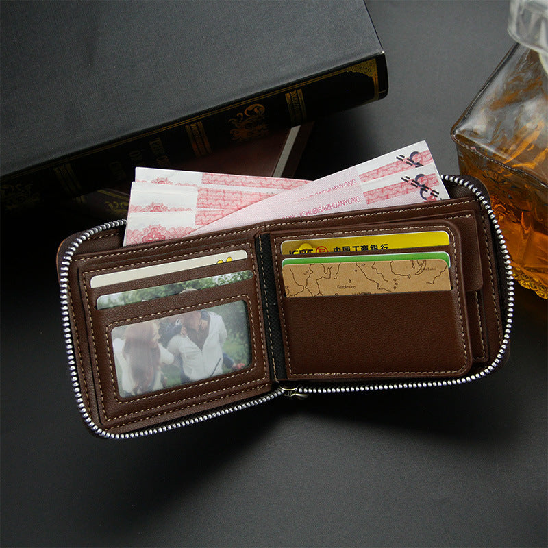 mens simplicity wallet fashion frosted