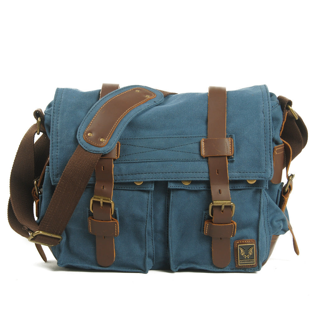 mens crossbody canvas shoulder bag