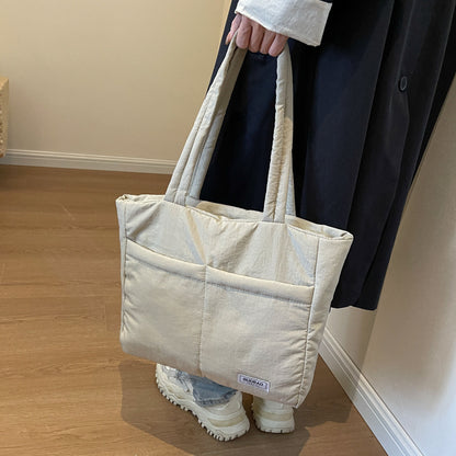 Simple Shoulder Bag Large Capacity Women's Portable