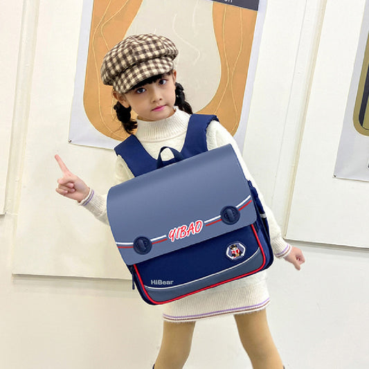 spring new schoolbag for primary school students