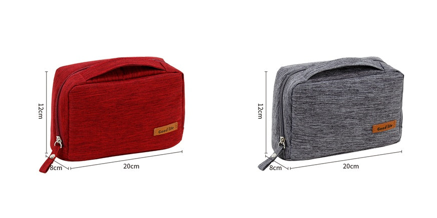 womens portable waterproof makeup and skincare storage bag