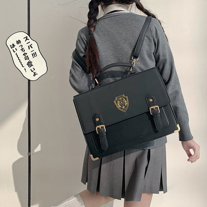 uniform college style one shoulder crossbody portable uniform bag