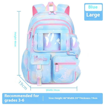 fantasy girl children backpack large capacity