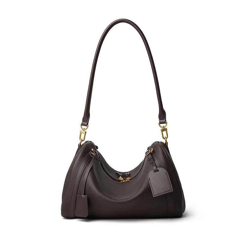 Deerskin Suede Crossbody Shoulder Bag