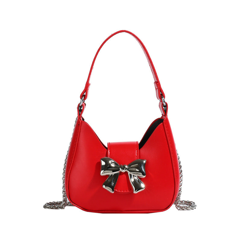 western style niche messenger fashion shoulder underarm new moon bag