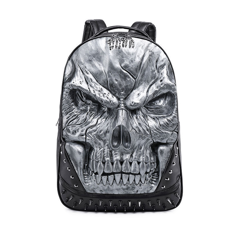 compatible with apple three dimensional skull european style big grimace handbag