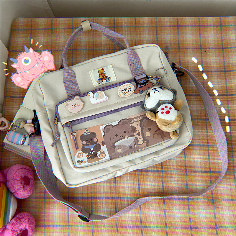 cute girl student all match one shoulder messenger bag