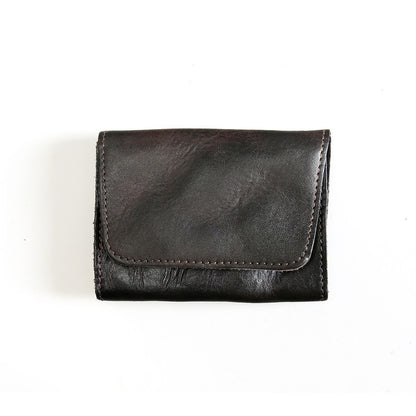 mens retro top layer cowhide short wallet