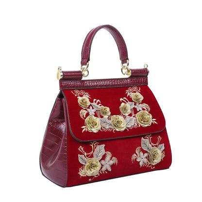 unique design hand for women designer flower ladies bag