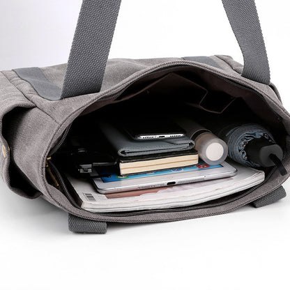 Shoulder Bag Female Bag Large Capacity Multi-pocket Fabric Bag
