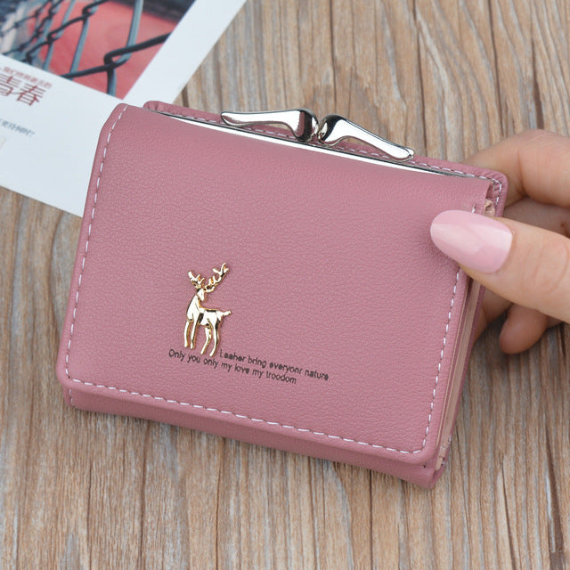 new cartoon leather women wallet pocket ladie clutch purs