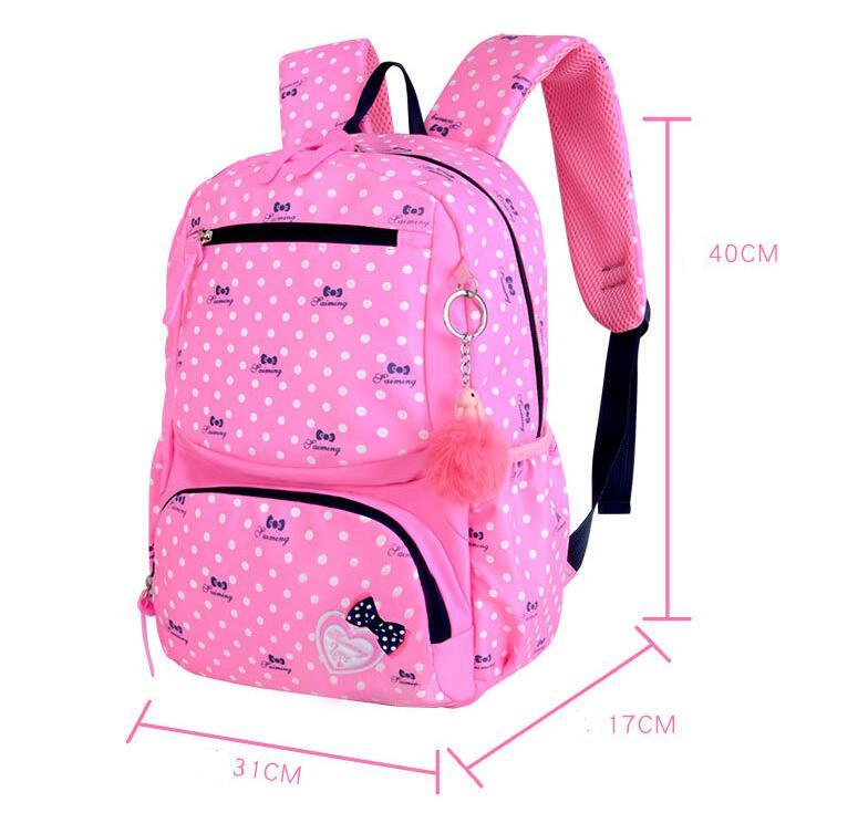 elementary school girl korean style cute princess backpack