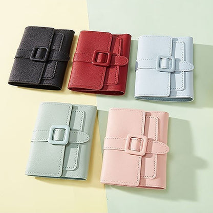 purse short solid color card holder spring womens high sense