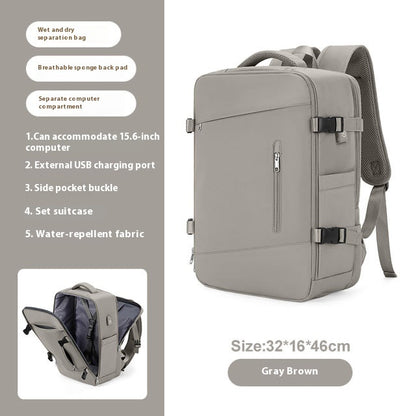 scalable new business travel large capacity computer schoolbag women