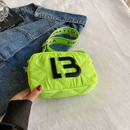 solid color small square bags women fashion underarm bag rhombic sewing shoulder messenger bags