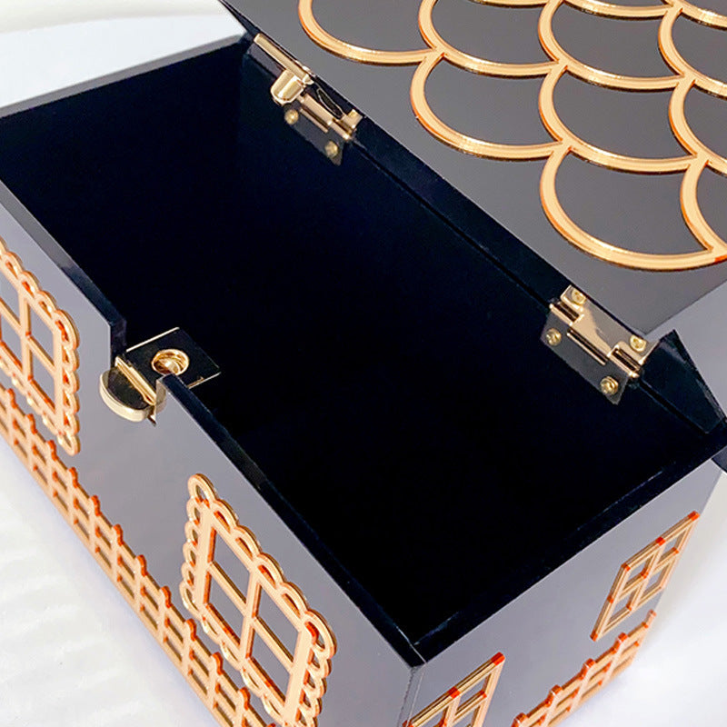 new dinner high grade large capacity acrylic handbag