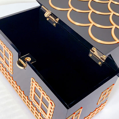 new dinner high grade large capacity acrylic handbag