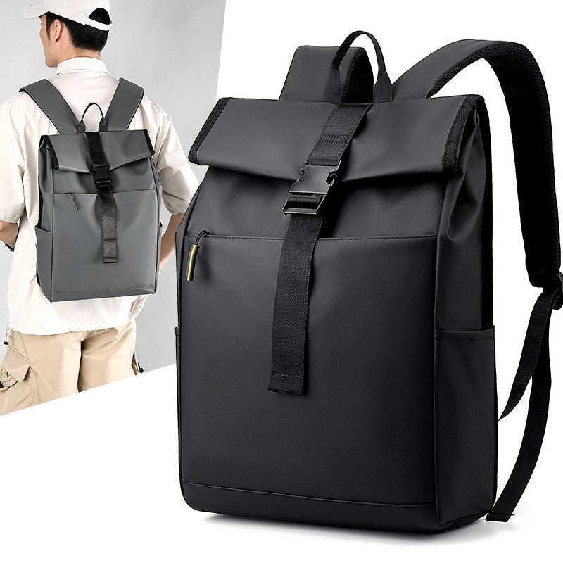 casual fashion backpack for men women new laptop backpack oxford cloth waterproof short distance travel backpack men black