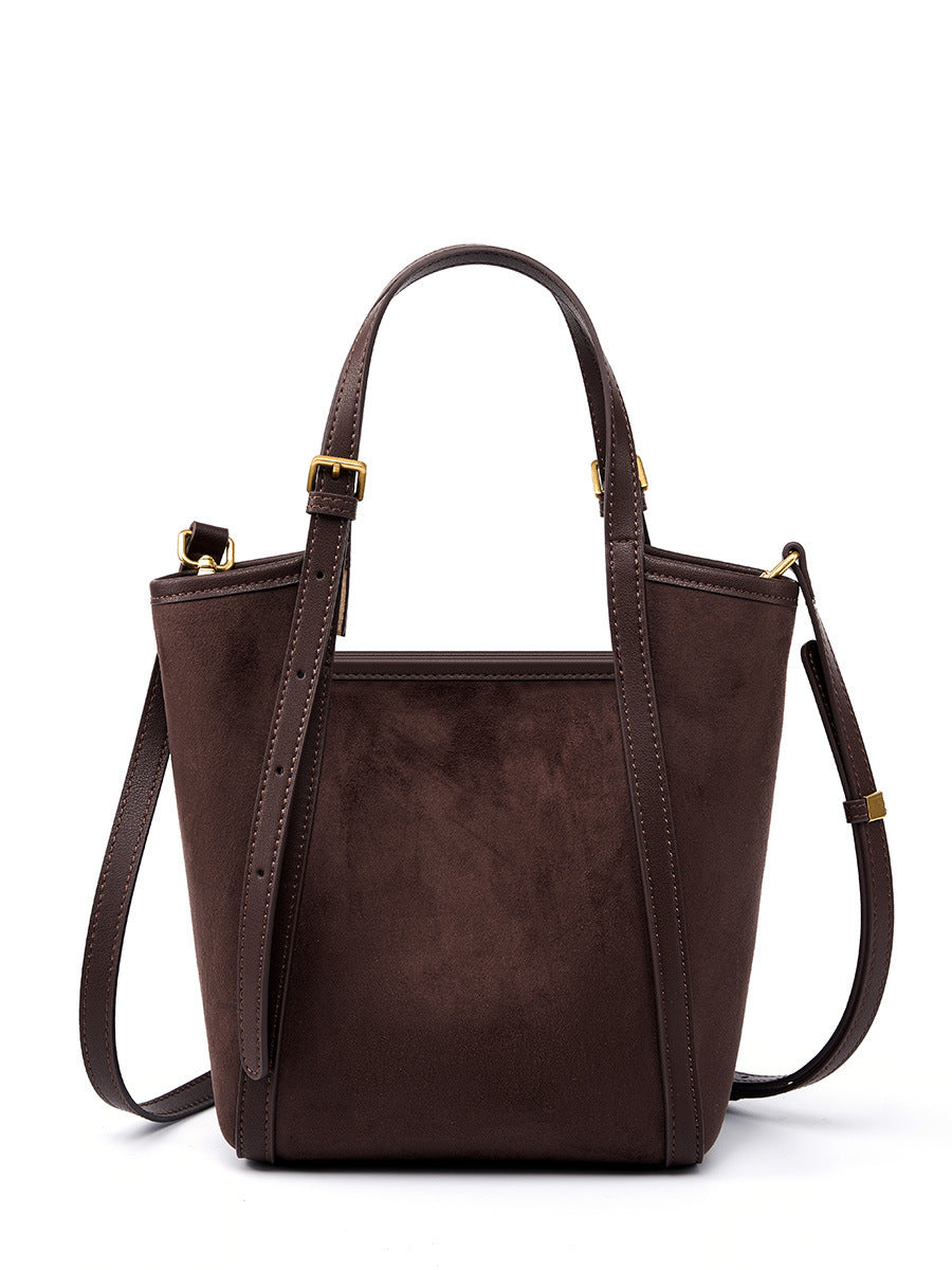 womens cowhide casual portable messenger bag