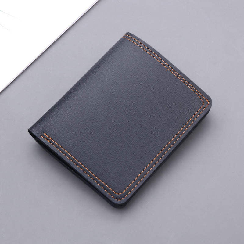 vertical men wallet is fashionable and slim