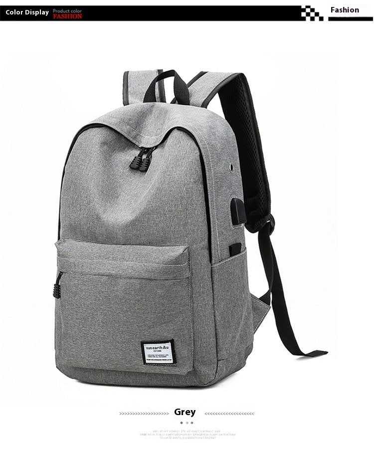 backpack middle school student schoolbag large capacity mens and womens korean style travel