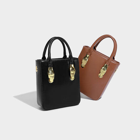 mini small square bag metal handbag shoulder crossbody female student