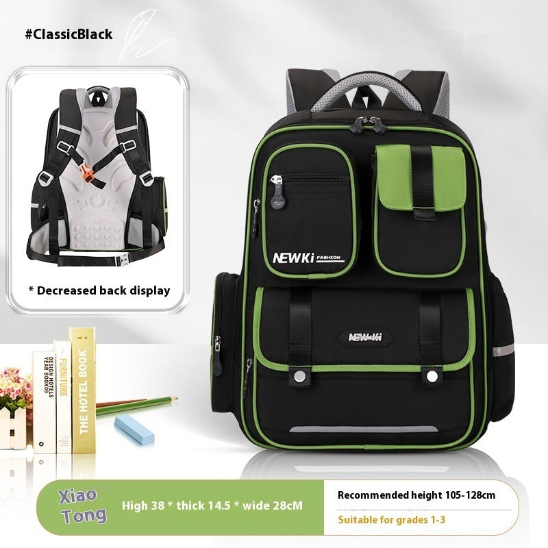 Children's Spine Protection Good-looking Multi-compartment Burden Reduction Schoolbag
