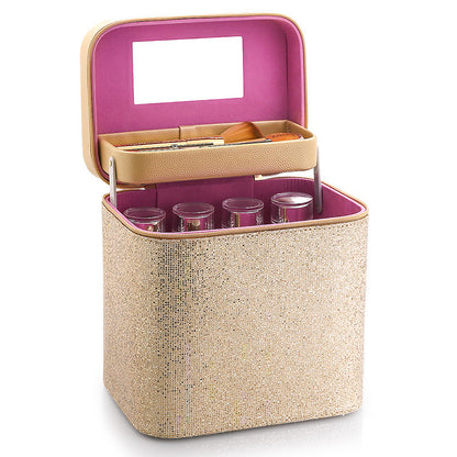 large capacity net celebrity storage box cosmetic bag