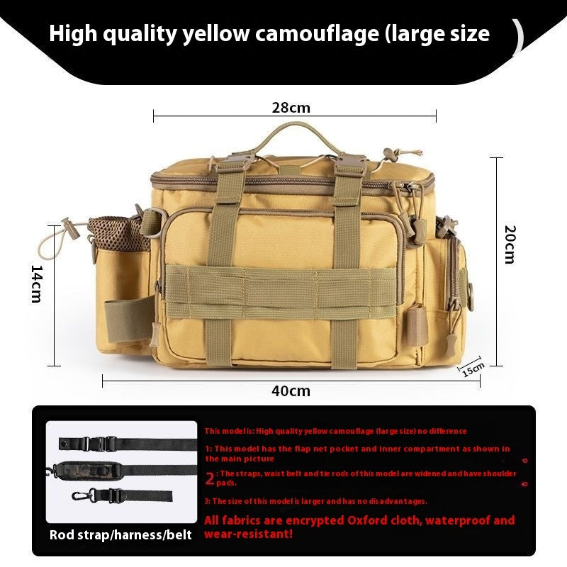 fishing gear luya crossbody multi functional storage bag
