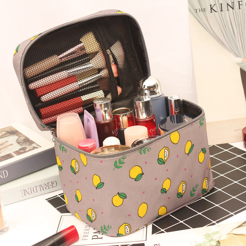 net red cosmetic bag portable large capacity travel waterproof