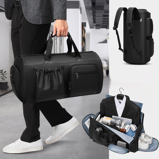 large capacity travel luggage formal suit folding buggy bag