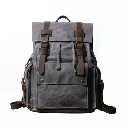 outdoor waterproof crazy horse leather womens hiking bag