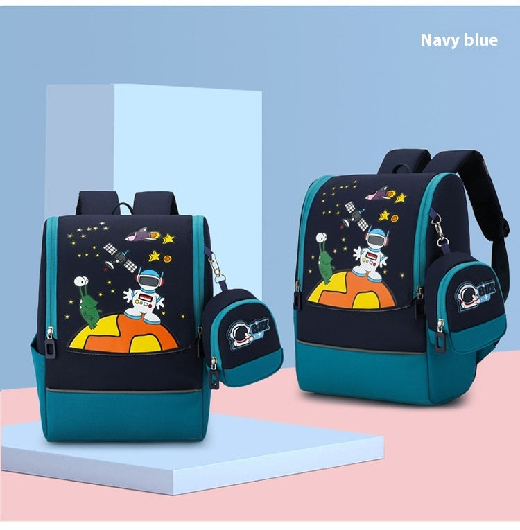 cartoon childrens backpack kindergarten primary school students