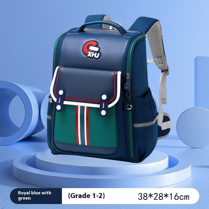 Primary School Boys And Girls Large Capacity 1-6 Grade Burden Reduction Waist Support Astronaut Bag