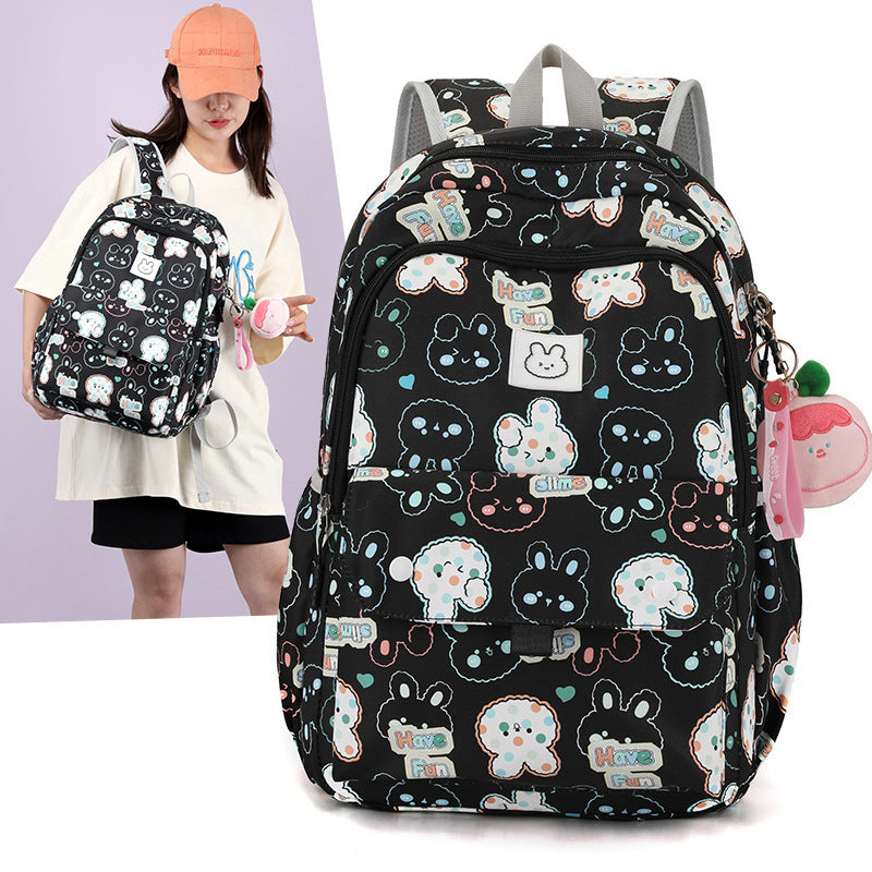 cute girls lightweight multi layer primary school student large capacity schoolbags