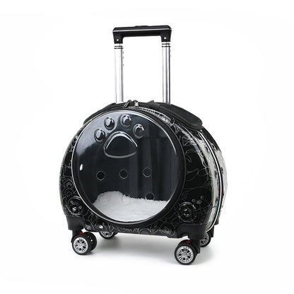 small-pet-trolley-bag-portable-dog-diaper-bag-transparent-shoulders-cat-bag-space-capsule