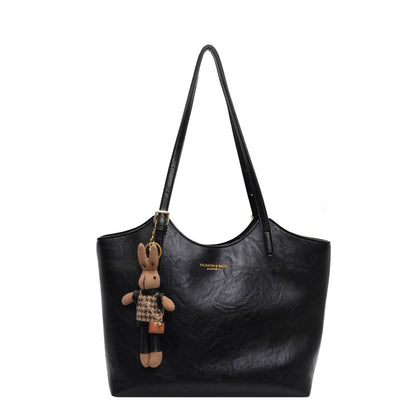 Fashion Unique One-shoulder Oil Wax Leather Bag