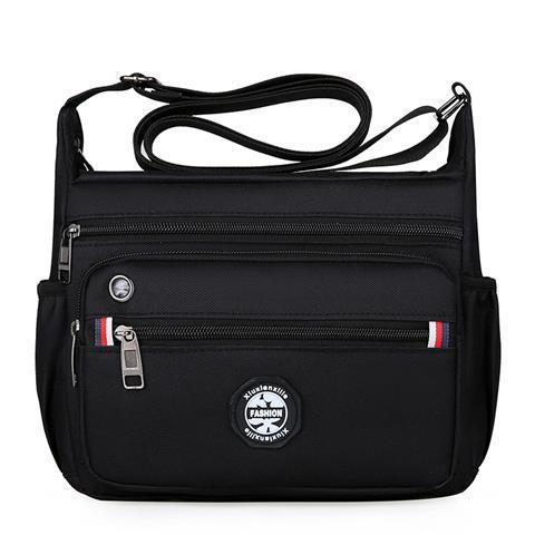 large capacity mens shoulder multi pocket messenger bag