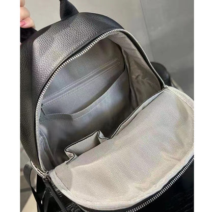 High-grade Baidu Leather Backpack