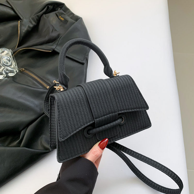 french fashion casual simple western style simple fashion shoulder messenger bag