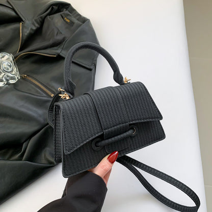french fashion casual simple western style simple fashion shoulder messenger bag