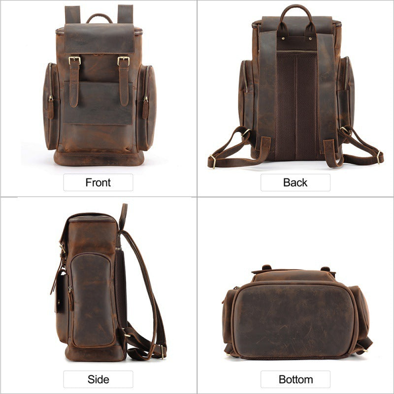 retro mens backpacks for large capacity travel