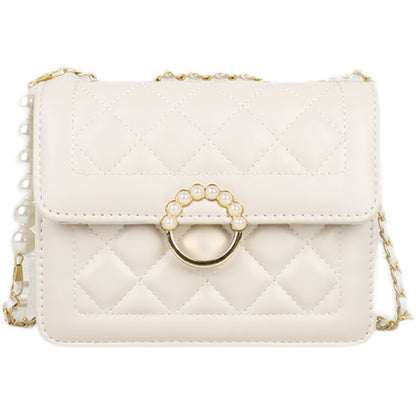 diamond chain shoulder crossbody bag